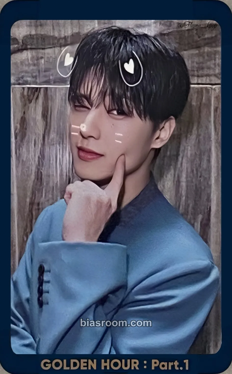 Wooyoung GOLDEN HOUR : Part.1 Photocard - ATEEZ - ATEEZ K-pop photocard
