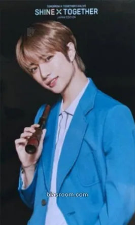Beomgyu 2021 Fanlive Shine X Together Photocard - TOMORROW X TOGETHER - TOMORROW X TOGETHER K-pop photocard