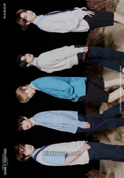 2021 Fanlive Shine X Together Photocard - TOMORROW X TOGETHER - TOMORROW X TOGETHER K-pop photocard