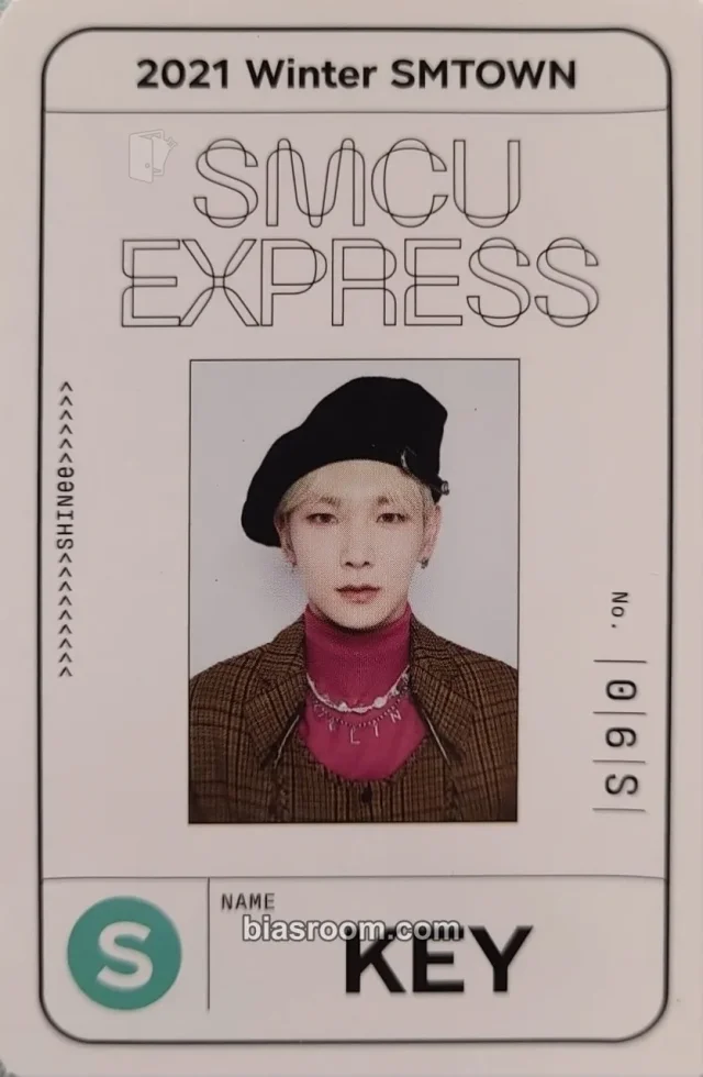 SHINee - Key - 2021 Winter SMTOWN: SMCU EXPRESS Album album photocard id card