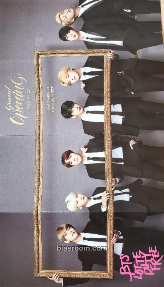Lotte Duty Free Photocard - BTS - BTS K-pop photocard