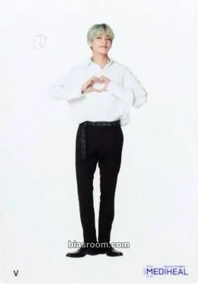 V Mediheal Photocard - BTS - BTS K-pop photocard