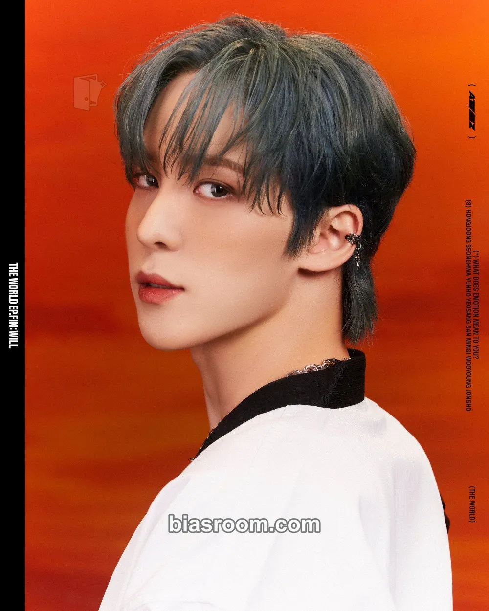 Yunho THE WORLD EP.FIN : WILL Photocard - ATEEZ - ATEEZ K-pop photocard