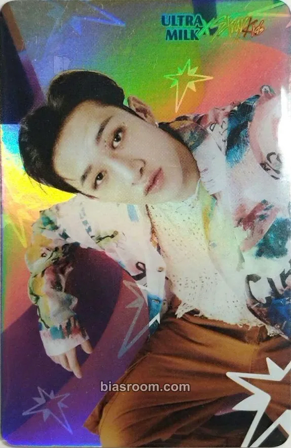 Bang Chan Ultra Milk x Stray Kids Photocard - Stray Kids - Stray Kids K-pop photocard