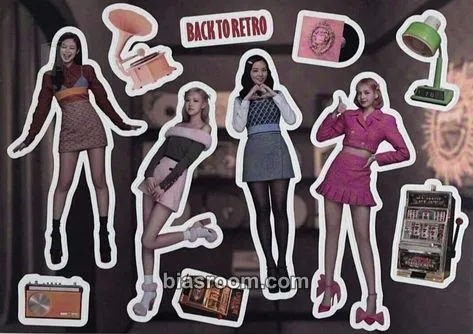 BPTG - Back To Retro Photocard - BLACKPINK - BLACKPINK K-pop photocard
