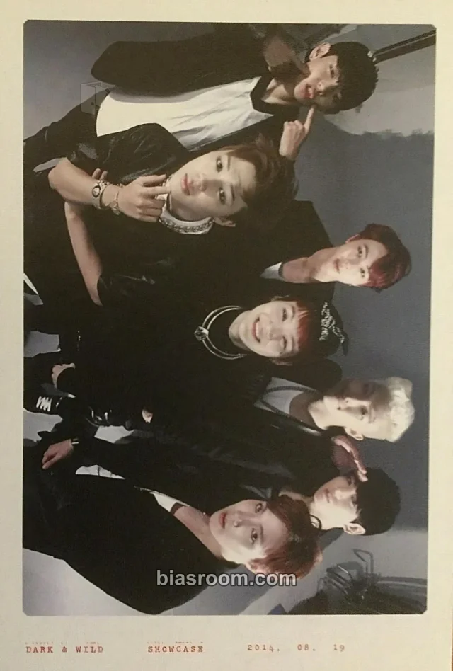 BTS Dark & Wild K-pop photocard