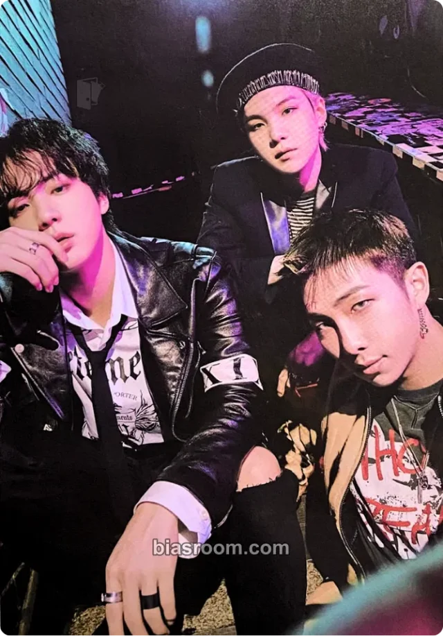 BTS - RM & SUGA & Jin - 2022 Season’s Greetings Other pre-order benefit (pob) jpfc (japan fanclub) postcard