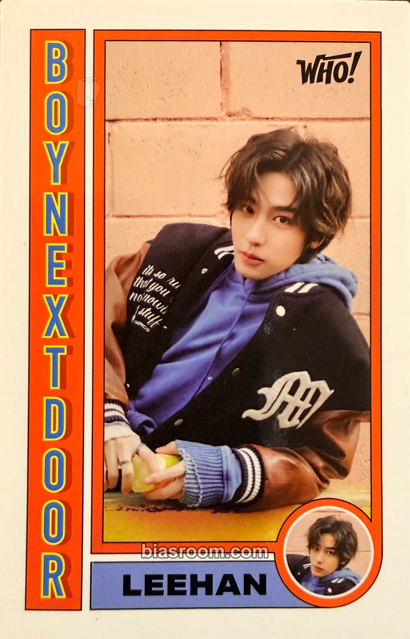 Leehan WHO! Photocard - BOYNEXTDOOR - BOYNEXTDOOR K-pop photocard