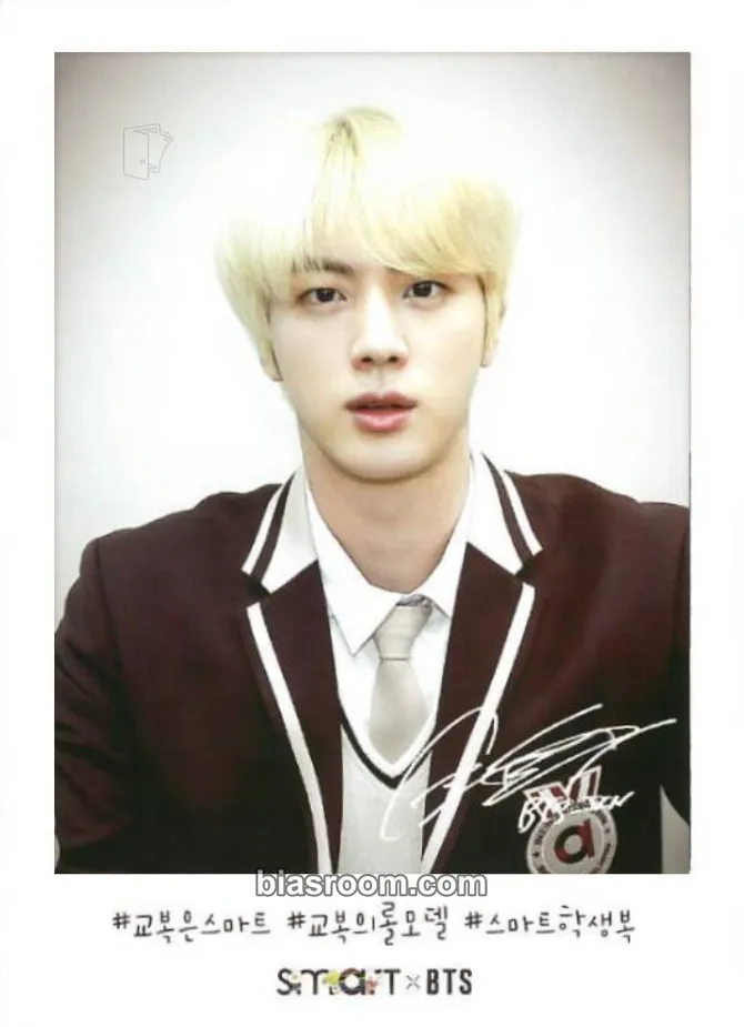 Jin SMART Uniform Photocard - BTS - BTS K-pop photocard