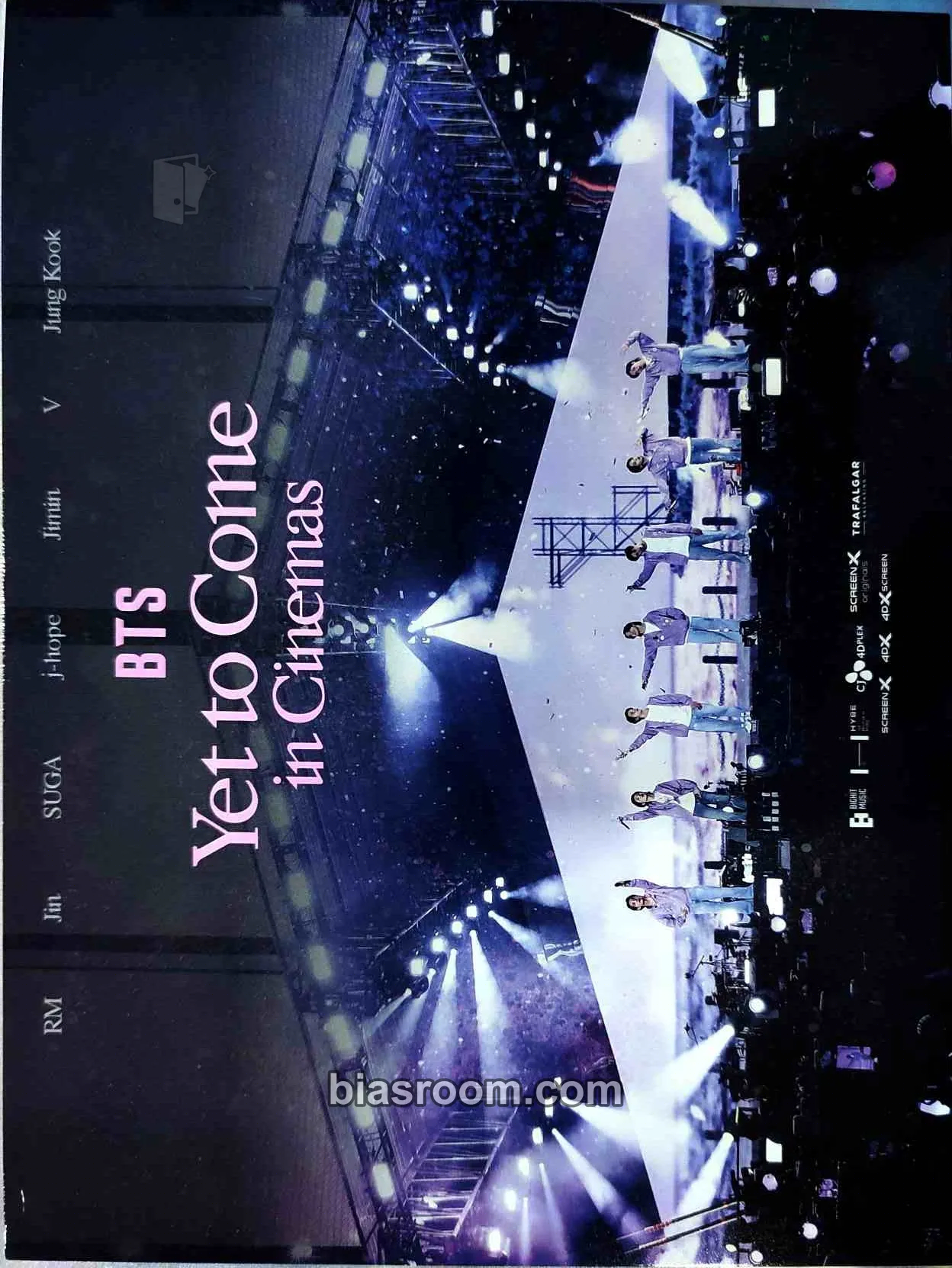 Yet To Come in Cinemas Photocard - BTS - BTS K-pop photocard