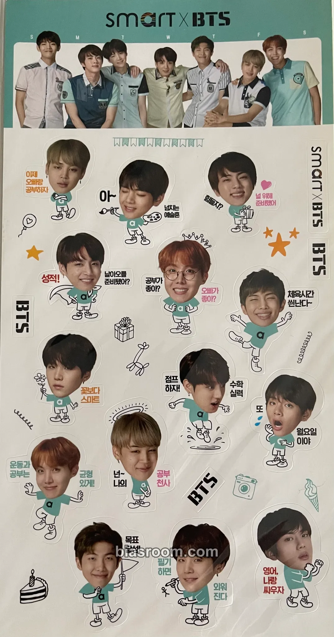 SMART Uniform Photocard - BTS - BTS K-pop photocard