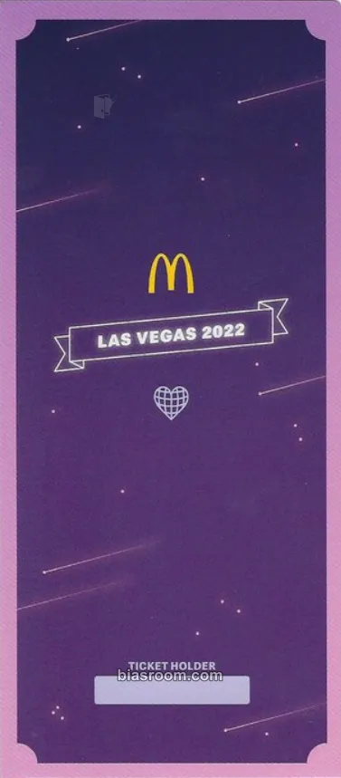 McDonald's Photocard - BTS - BTS K-pop photocard