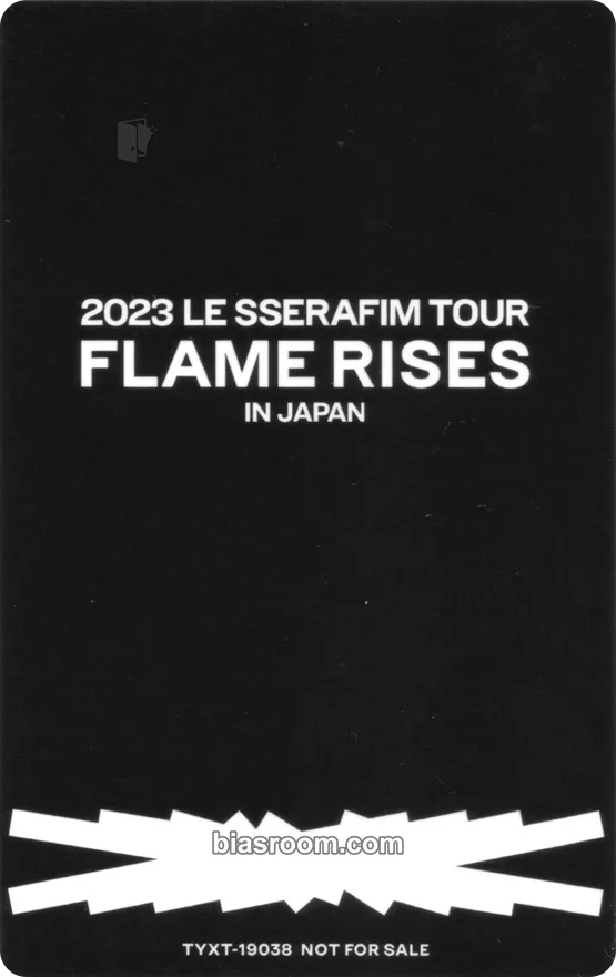 Sakura 2023 Tour 'Flame Rises' in Japan DVD Photocard - LE