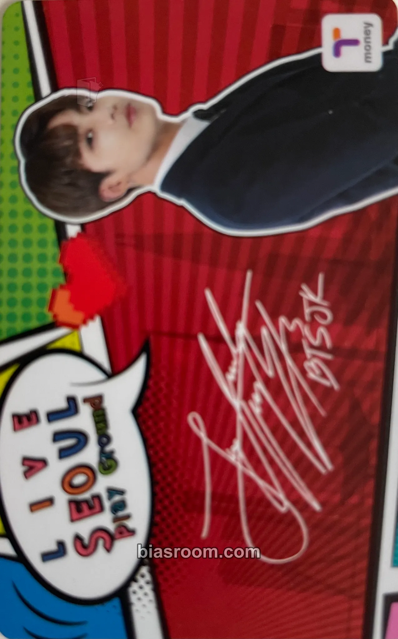 Jungkook T-MONEY Photocard - BTS - BTS K-pop photocard