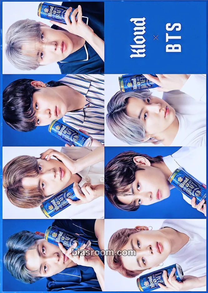 Chilsung Cider Photocard - BTS - BTS K-pop photocard