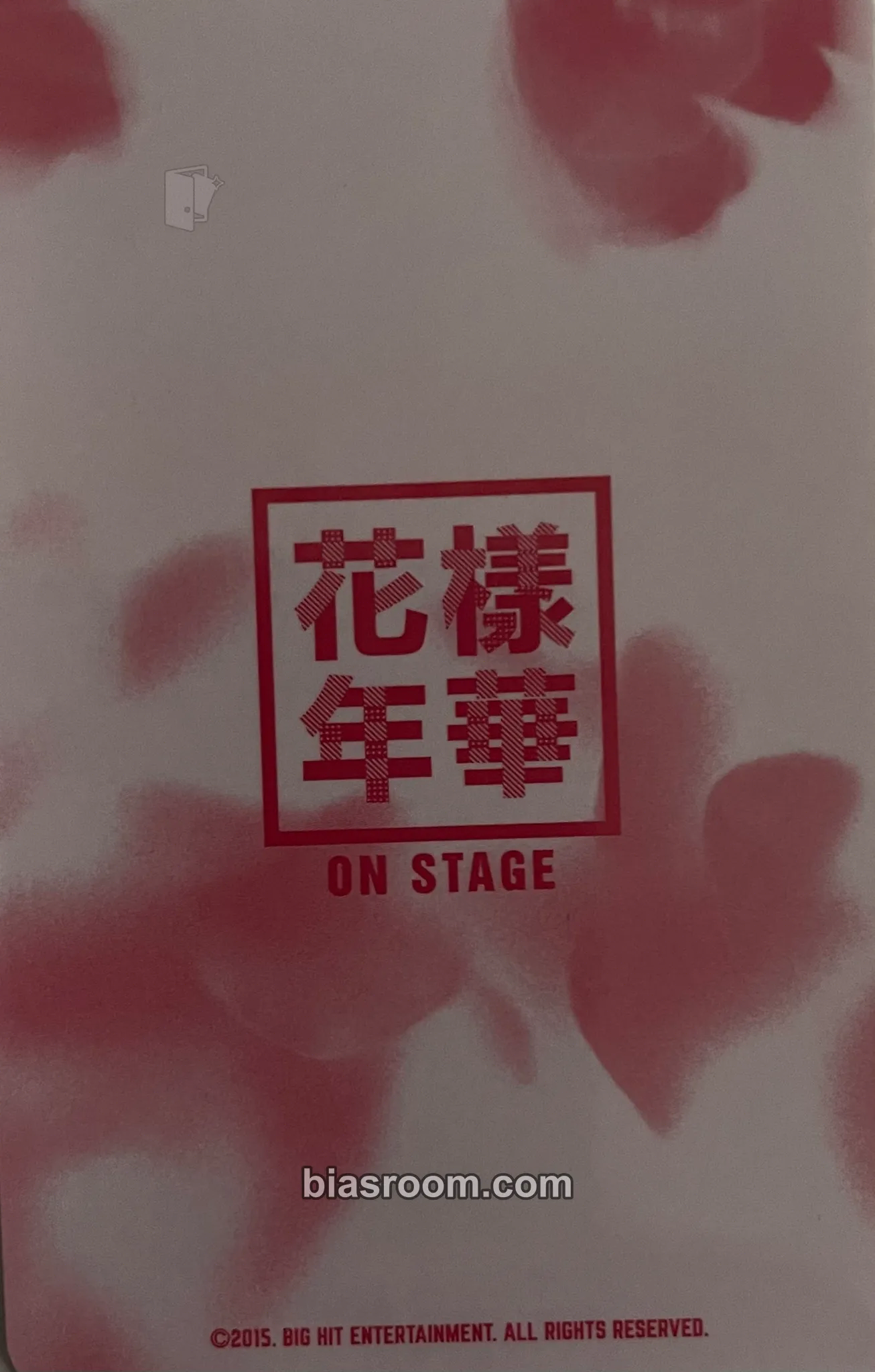 花樣年華 on Stage Photocard - BTS - BTS K-pop photocard