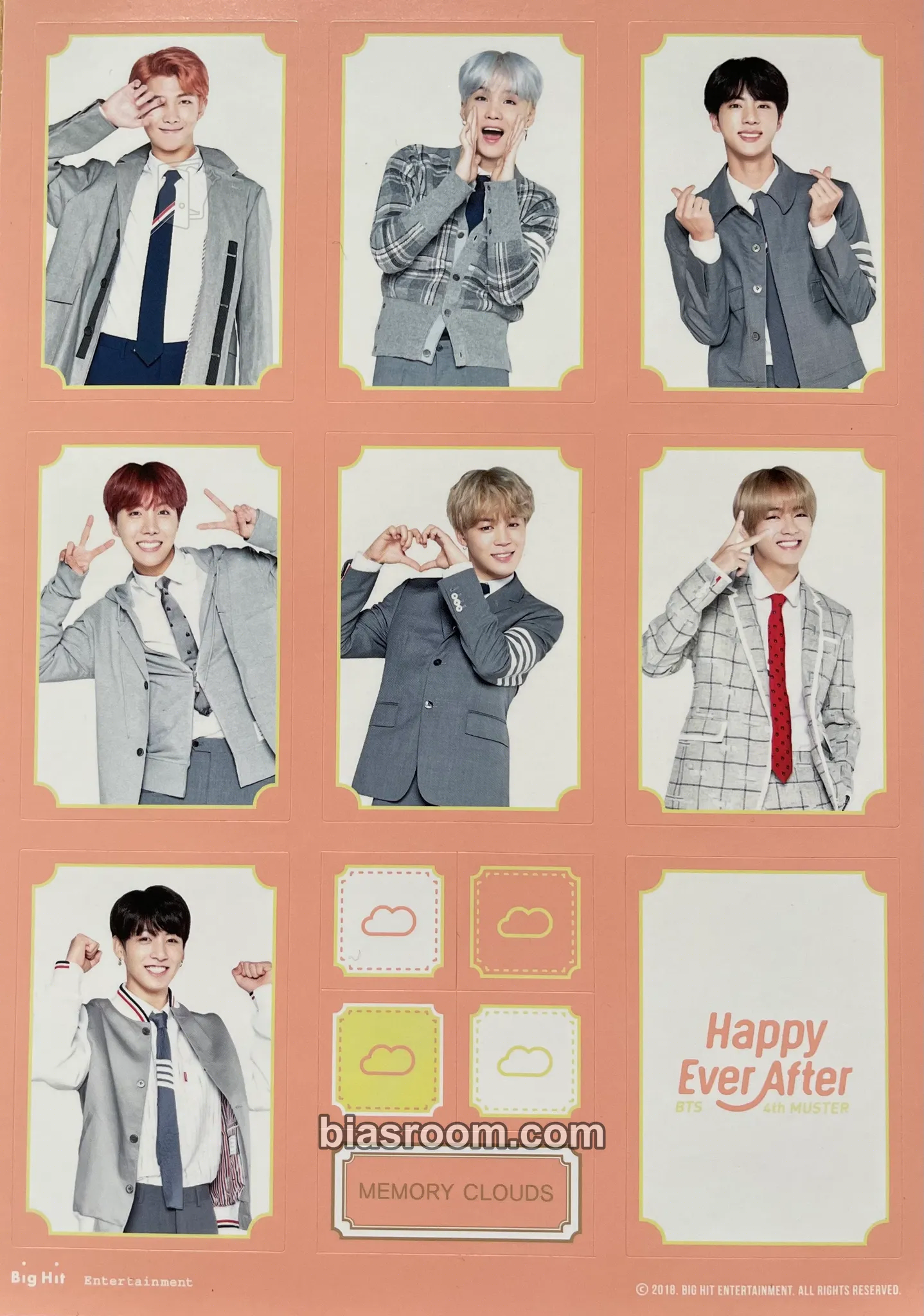 4th Muster - Happy Ever After Photocard - BTS - BTS K-pop photocard