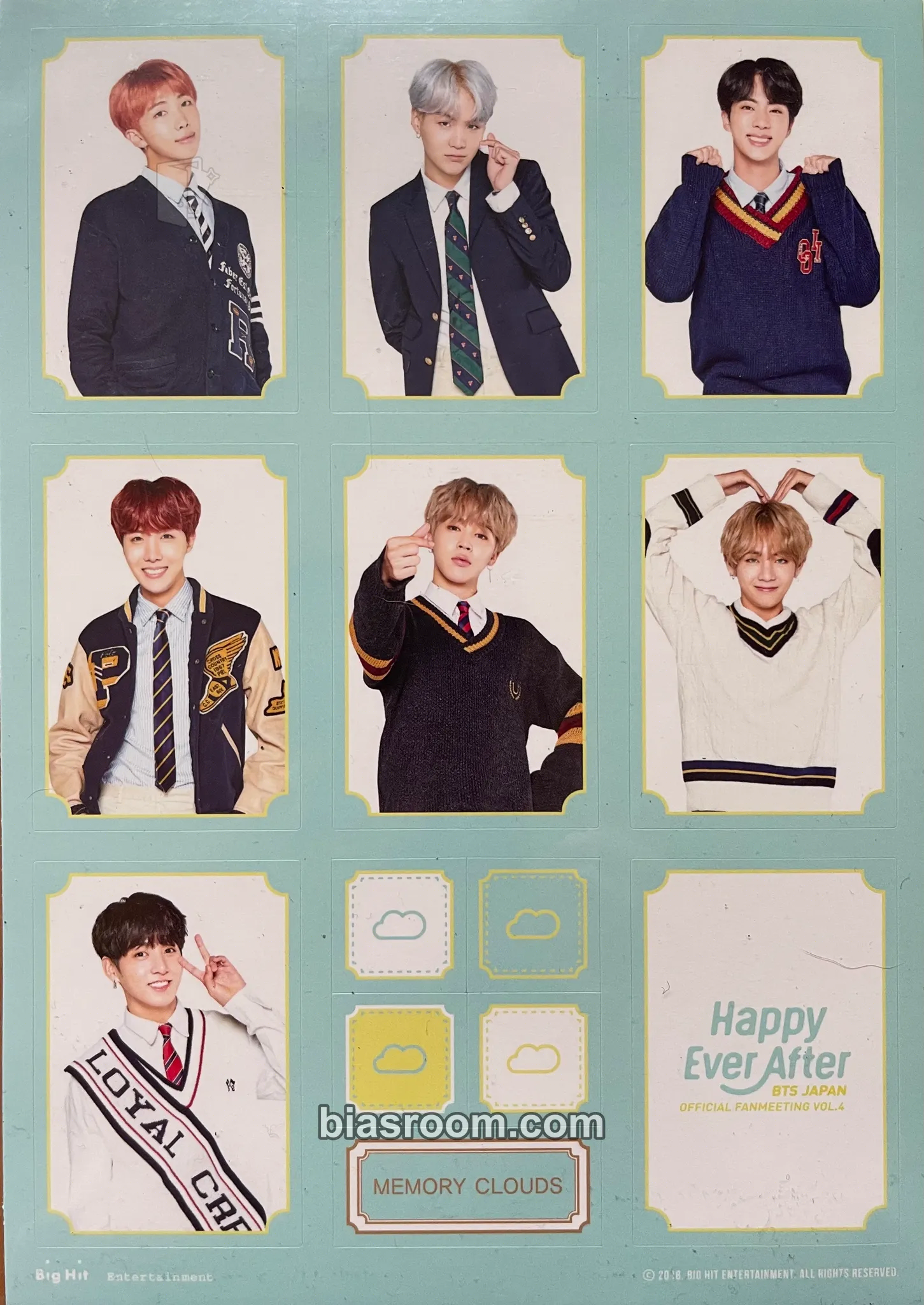 Japan Official Fanmeeting Vol.4 - Happy Ever After Photocard - BTS - BTS K-pop photocard