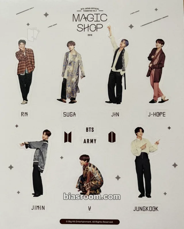 BTS - Japan Official Fanmeeting Vol.5 - Magic Shop Event sticker sticker sheet