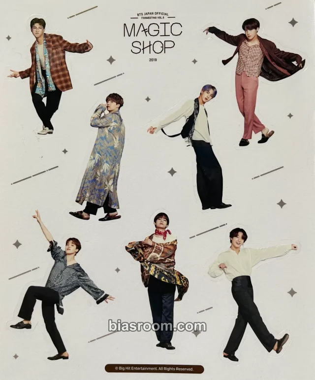 BTS - Japan Official Fanmeeting Vol.5 - Magic Shop Event sticker sheet sticker