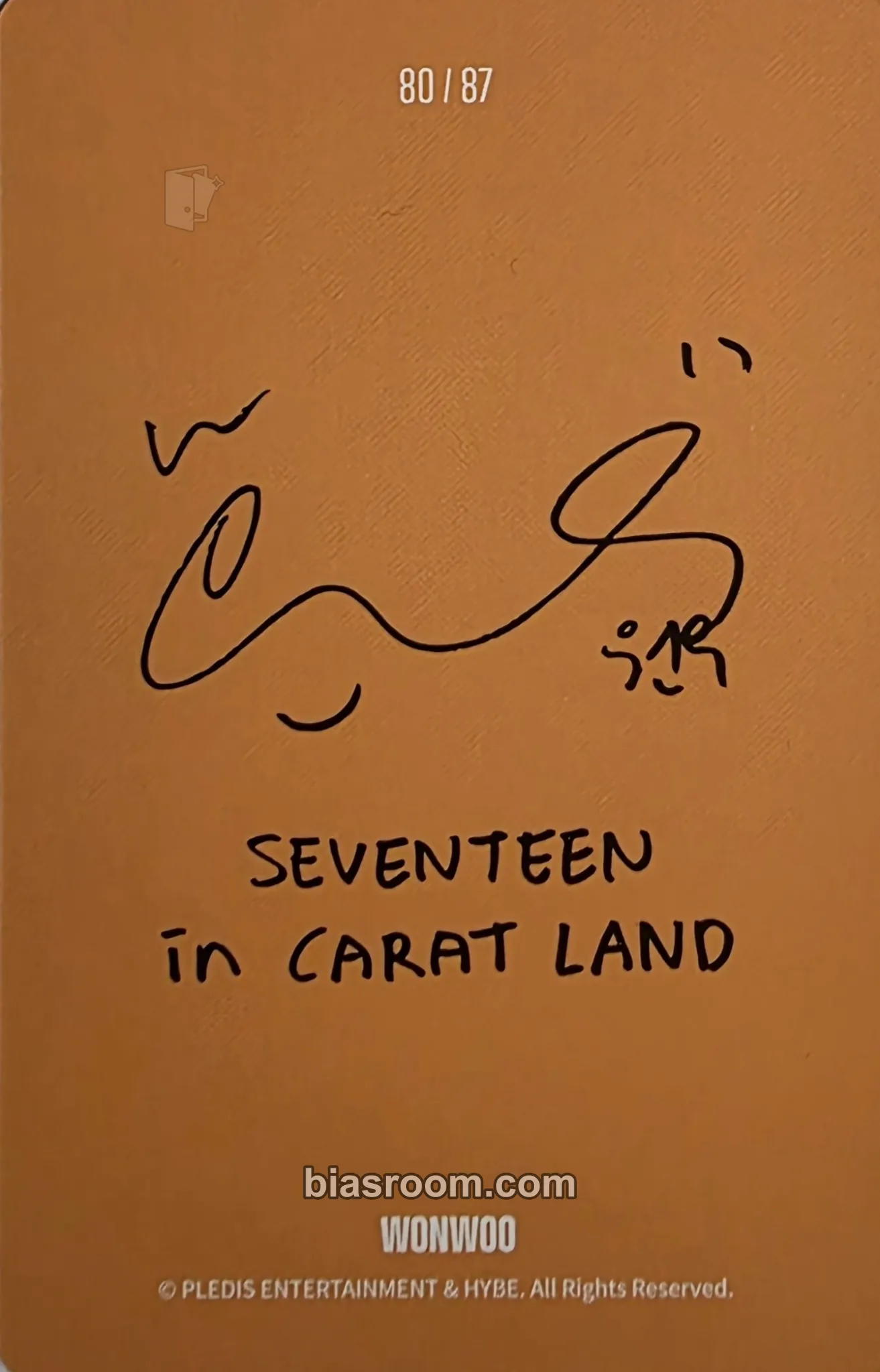 Wonwoo 2025 9TH SVT IN CARAT LAND Photocard - SEVENTEEN | Bias Room