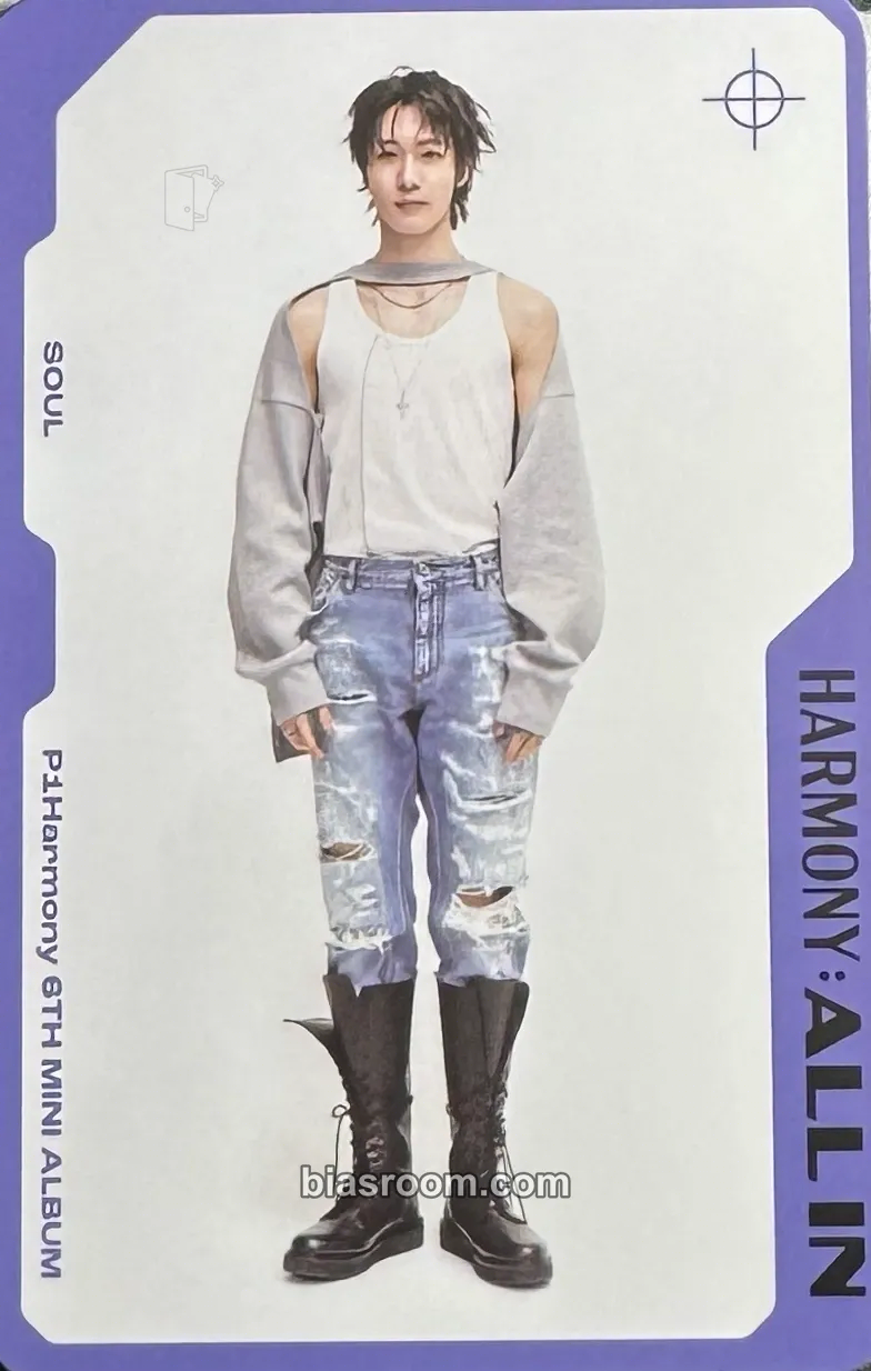 Soul Harmony: All In Photocard - P1Harmony - P1Harmony K-pop photocard
