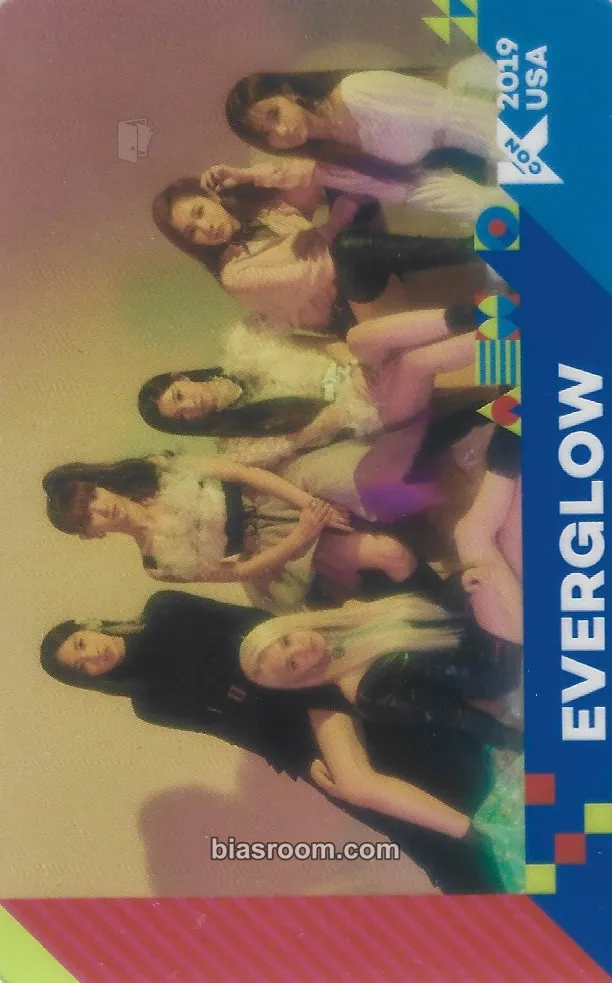 KCON NY 2019 Photocard - EVERGLOW - EVERGLOW K-pop photocard