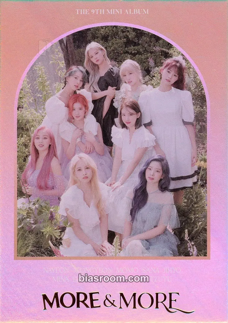MORE & MORE Photocard - TWICE - TWICE K-pop photocard