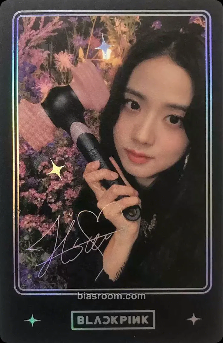 Jisoo Official Lightsticks Photocard - BLACKPINK - BLACKPINK K-pop photocard