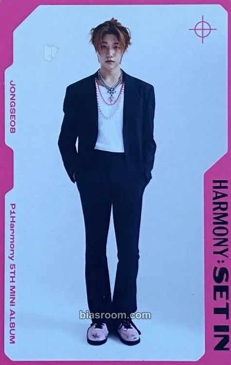 Jongseob Harmony: Set In Photocard - P1Harmony - P1Harmony K-pop photocard