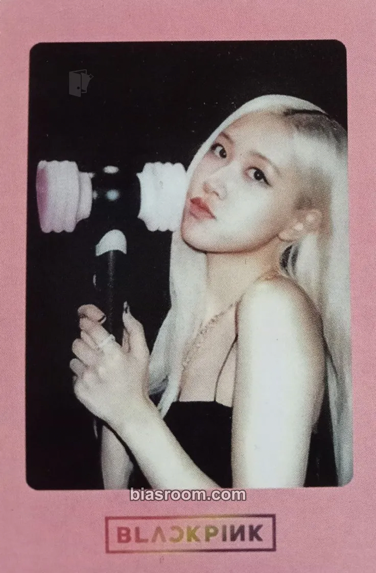 Rosé Official Lightsticks Photocard - BLACKPINK - BLACKPINK K-pop photocard