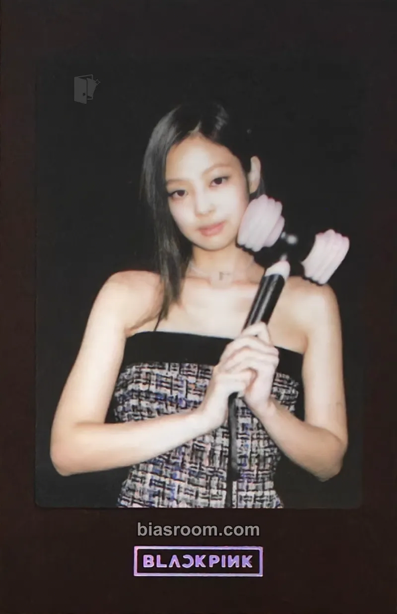 Jennie Official Lightsticks Photocard - BLACKPINK - BLACKPINK K-pop photocard
