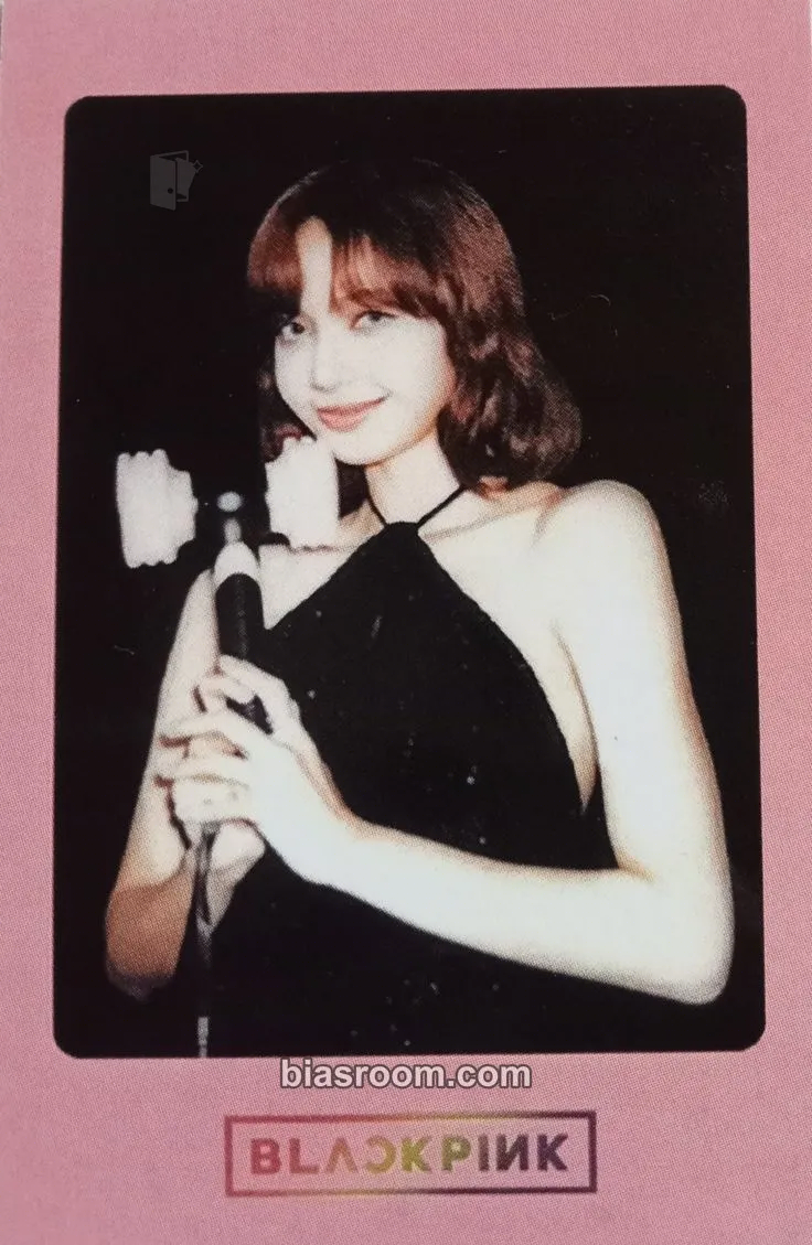 Lisa Official Lightsticks Photocard - BLACKPINK - BLACKPINK K-pop photocard