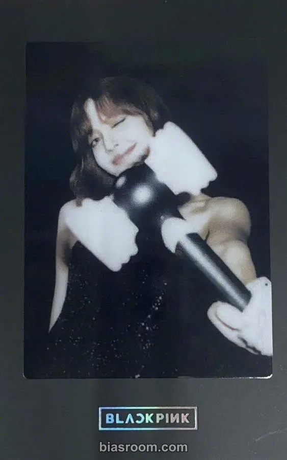 Lisa Official Lightsticks Photocard - BLACKPINK - BLACKPINK K-pop photocard