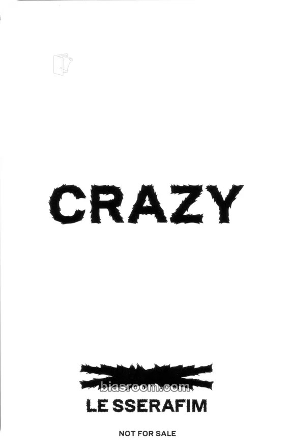 Kazuha CRAZY (Japanese Ver.) Photocard - LE SSERAFIM | Bias Room