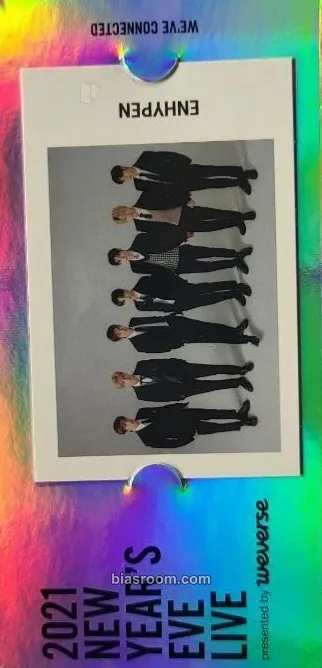 2021 New Year's Eve Live Photocard - ENHYPEN - ENHYPEN K-pop photocard