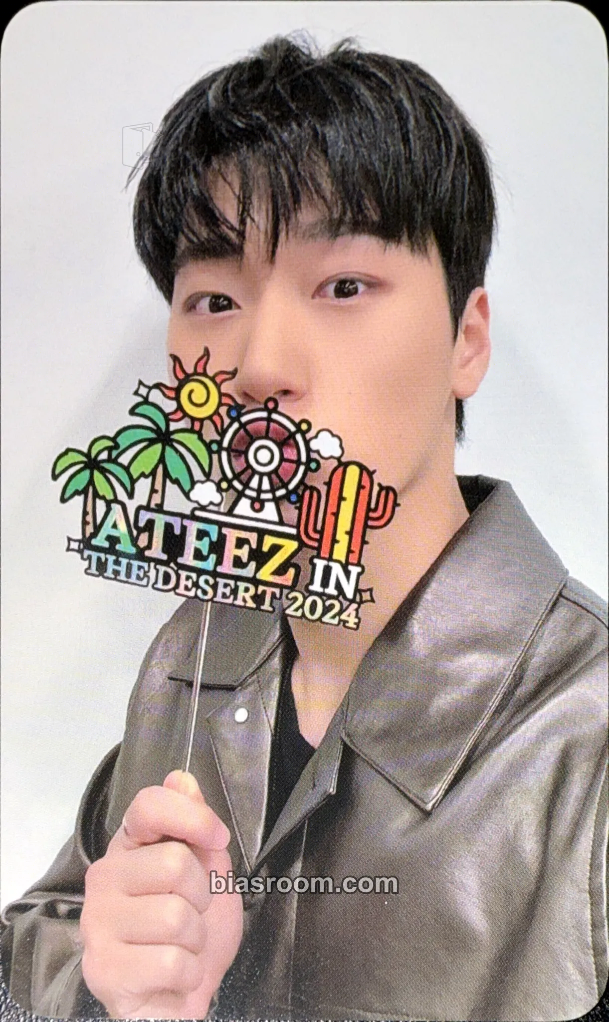 San 2024 Coachella - Ateez in the Desert Photocard - ATEEZ - ATEEZ K-pop photocard