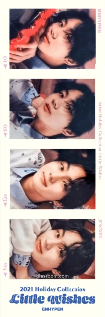 Jungwon 2021 Holiday Collection Little Wishes Photocard - ENHYPEN - ENHYPEN K-pop photocard