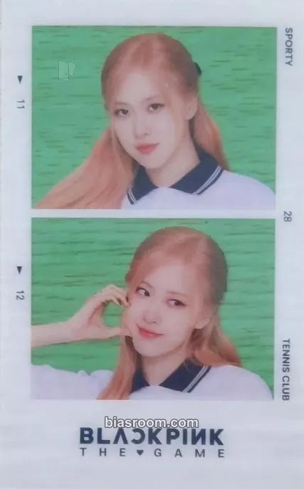 Rosé BPTG - Sporty Tennis Club Photocard - BLACKPINK - BLACKPINK K-pop photocard
