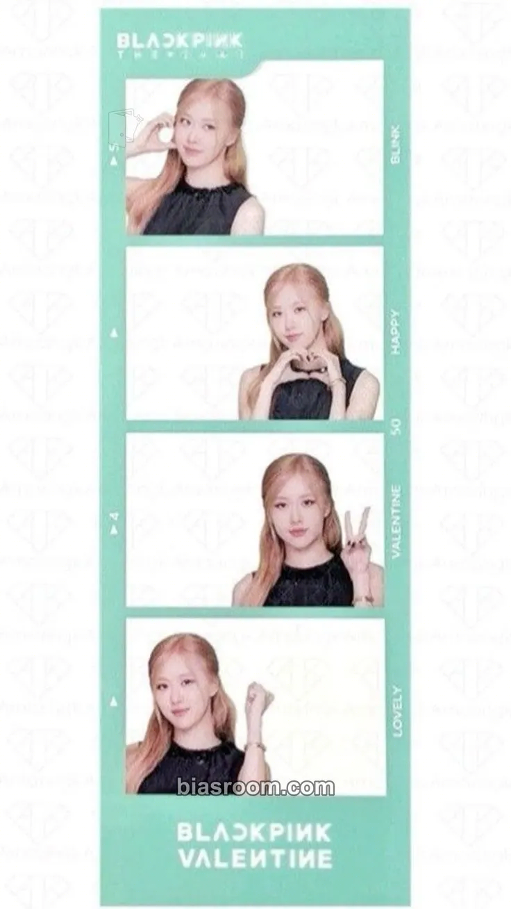 Rosé BPTG - Lovely Valentine's Edition Photocard - BLACKPINK - BLACKPINK K-pop photocard