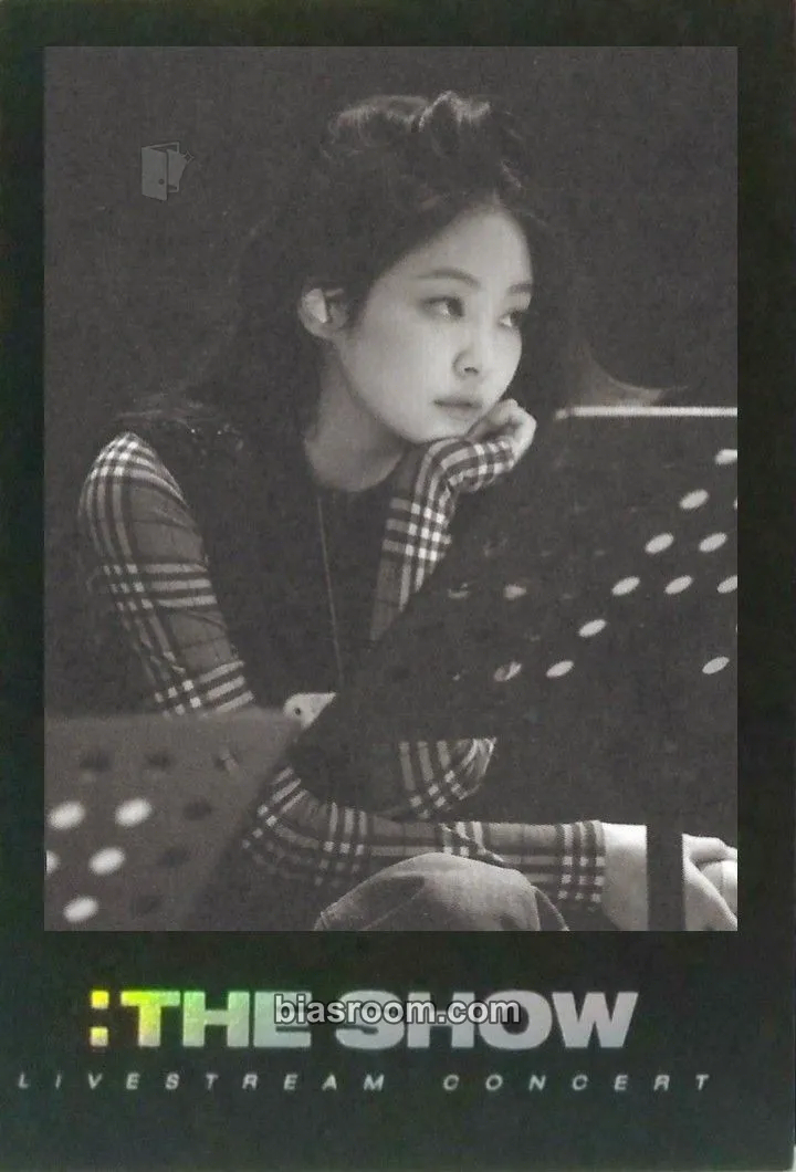 Jennie BLACKPINK 2021 'THE SHOW' LIVE DVD & KiT VIDEO Photocard - BLACKPINK - BLACKPINK K-pop photocard