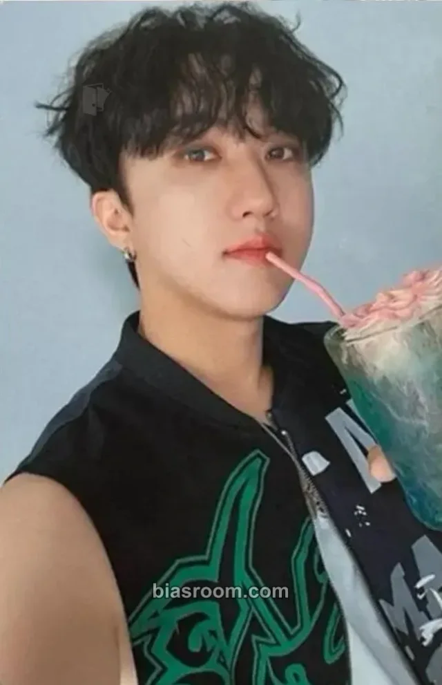 Stray Kids - Changbin - Social Path Album album photocard jpfc (japan fanclub) double-sided front side
