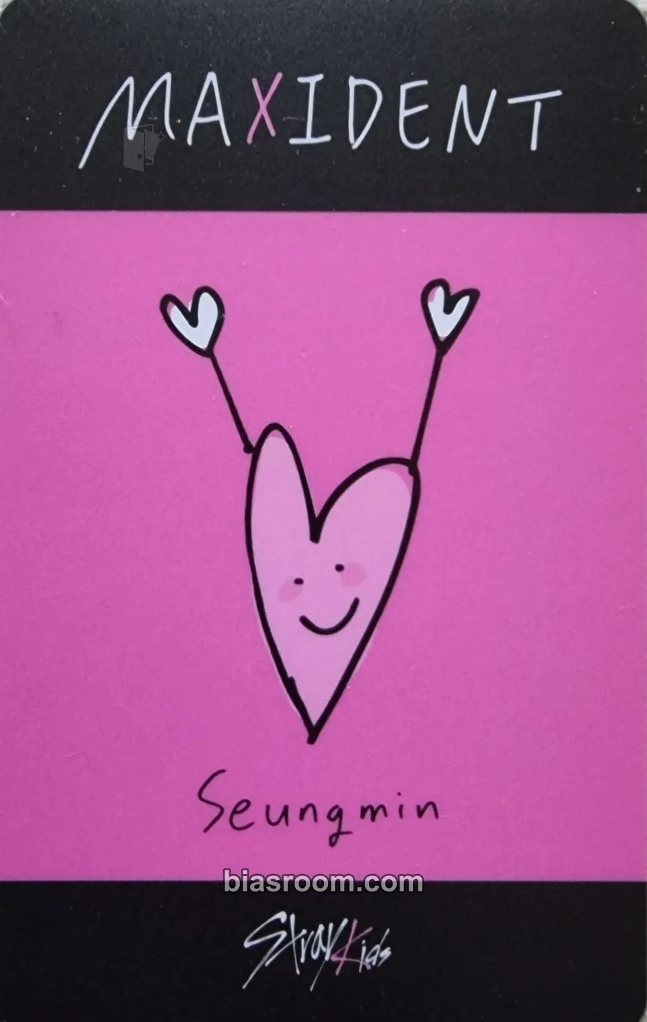 Seungmin Maxident Photocard - Stray Kids - Stray Kids K-pop photocard