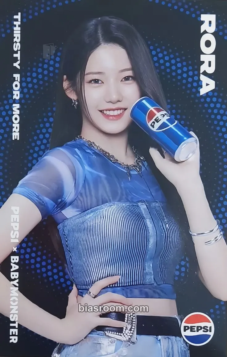 Rora Pepsi Thailand x BABYMONSTER Photocard - BABYMONSTER - BABYMONSTER K-pop photocard
