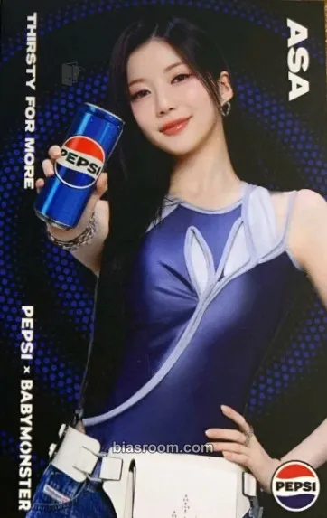 Asa Pepsi Thailand x BABYMONSTER Photocard - BABYMONSTER - BABYMONSTER K-pop photocard
