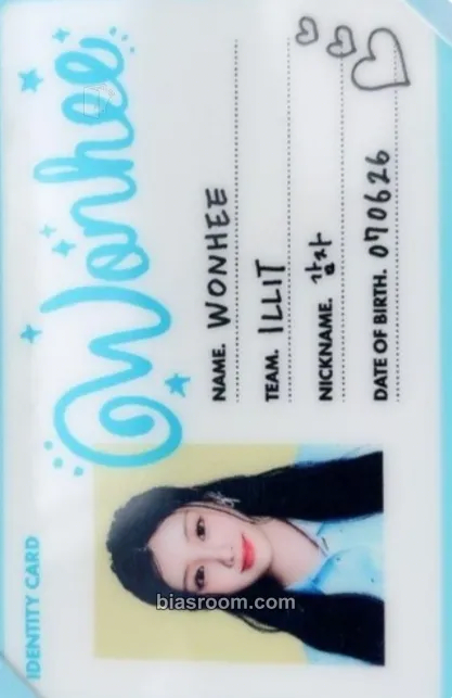 Wonhee 2025 GLITTER DAY in SEOUL Photocard - ILLIT - ILLIT K-pop photocard