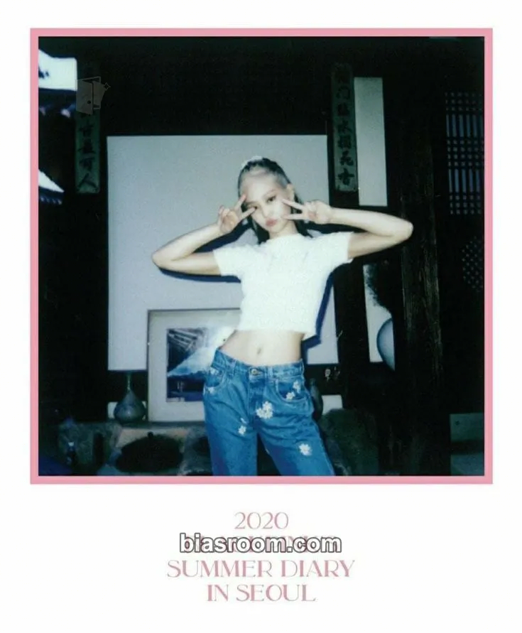 Jennie 2020 BLACKPINK'S SUMMER DIARY IN SEOUL - DVD & KIT VIDEO Photocard - BLACKPINK - BLACKPINK K-pop photocard