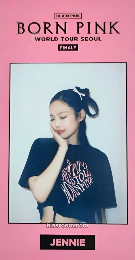 Jennie 'Born Pink' 2nd World Tour Photocard - BLACKPINK - BLACKPINK K-pop photocard