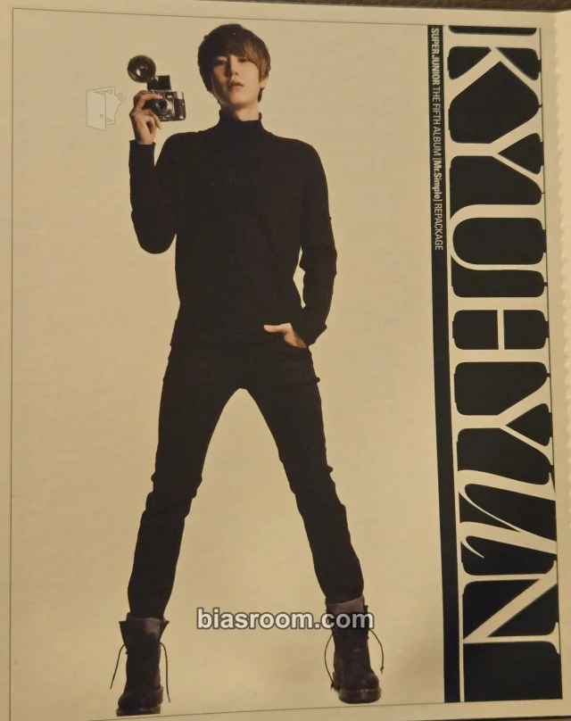 SUPER JUNIOR - Kyuhyun - A-Cha Album postcard