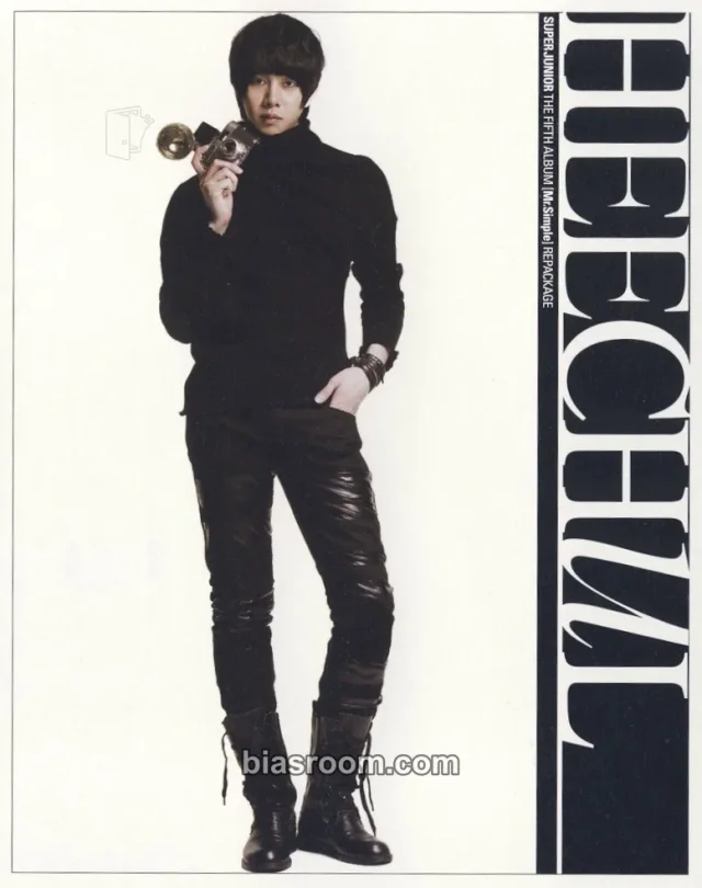 SUPER JUNIOR - Heechul - A-Cha Album postcard